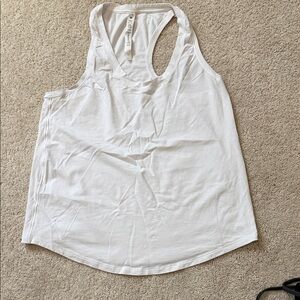 Lululemon Athletica White Tank Top